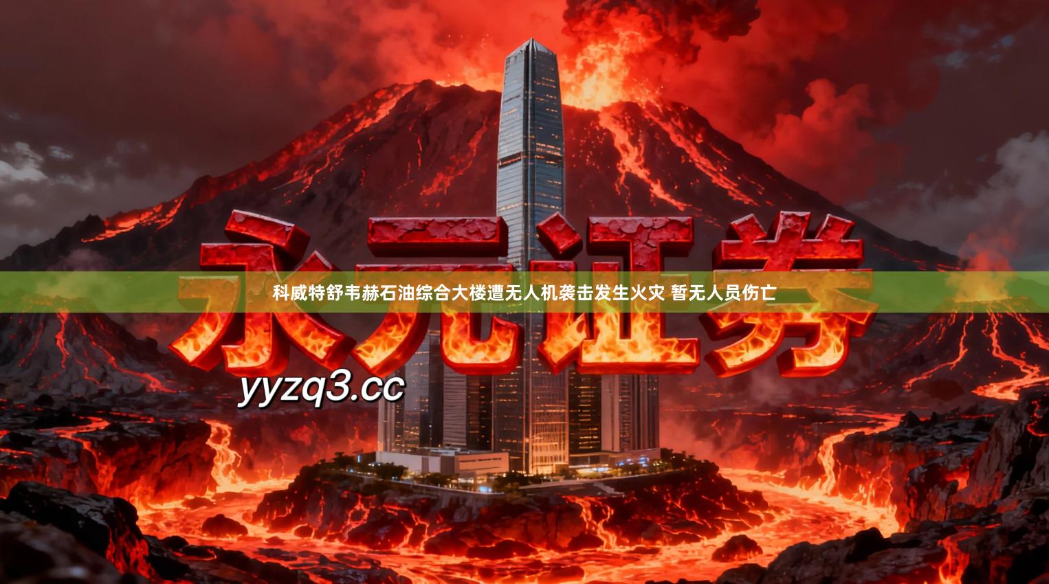 科威特舒韦赫石油综合大楼遭无人机袭击发生火灾 暂无人员伤亡